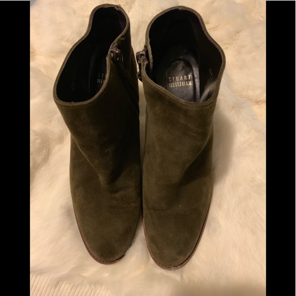 Stuart Weitzman Demigran Suede Ankle Boot - image 1
